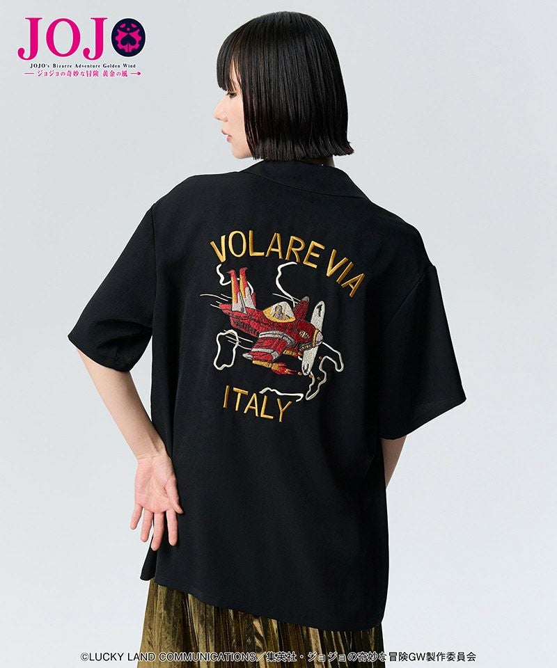 glamb(グラム)】Narancia Ghirgas Stand Shirt オープンカラーシャツ