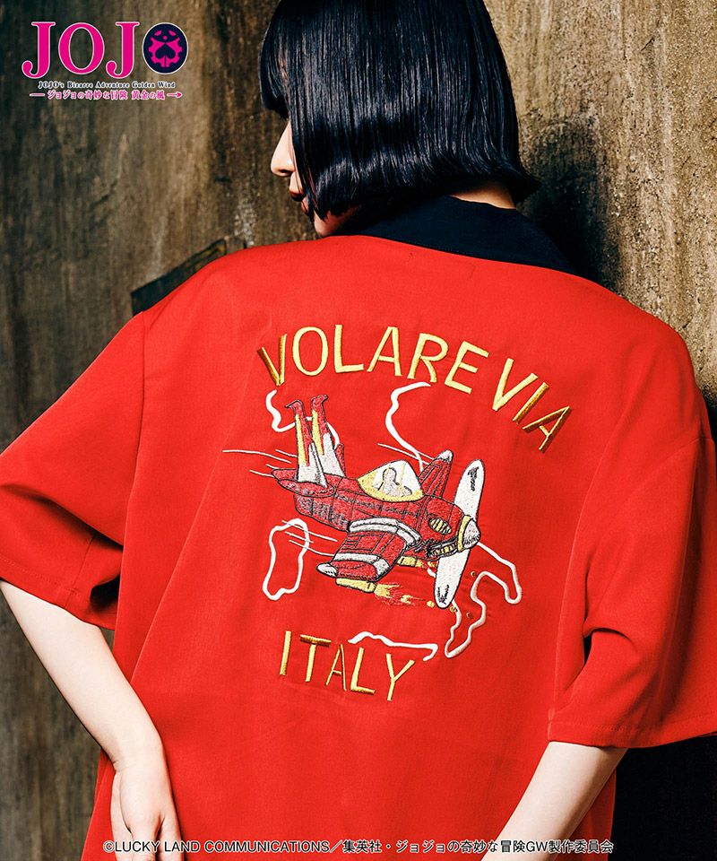 glamb(グラム)】Narancia Ghirgas Stand Shirt オープンカラーシャツ