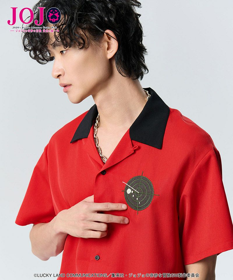 glamb(グラム)】Narancia Ghirgas Stand Shirt オープンカラーシャツ