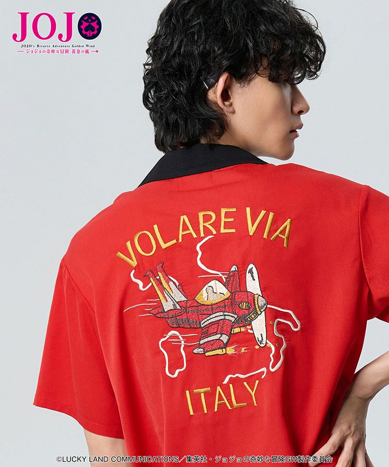 glamb(グラム)】Narancia Ghirgas Stand Shirt オープンカラーシャツ