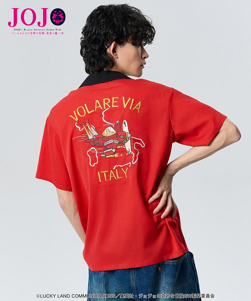glamb(グラム)】Narancia Ghirgas Stand Shirt オープンカラーシャツ