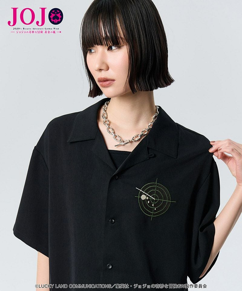 glamb(グラム)】Narancia Ghirgas Stand Shirt オープンカラーシャツ