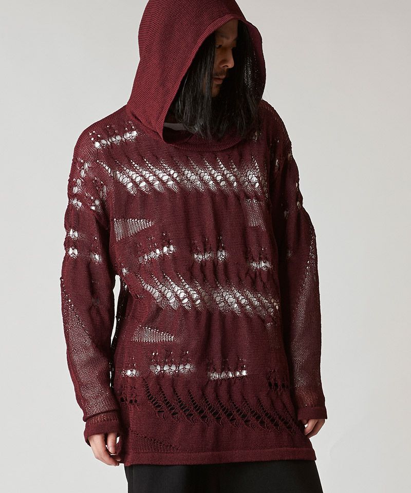 50%OFF【NO ID.(ノーアイディー)】ｼｱｰﾆｯﾄBIGﾊﾟｰｶ(456010-962K