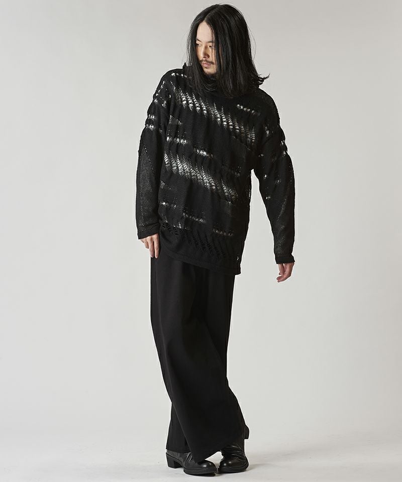 50%OFF【NO ID.(ノーアイディー)】ｼｱｰﾆｯﾄBIGﾊﾟｰｶ(456010-962K