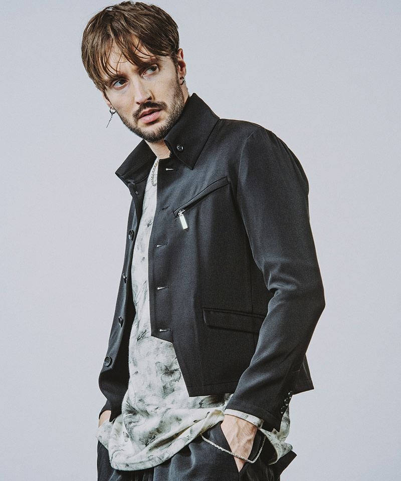 50%OFF【NO ID.(ノーアイディー)】 ZIPｼｮｰﾄJKT ジャケット(456006-958J