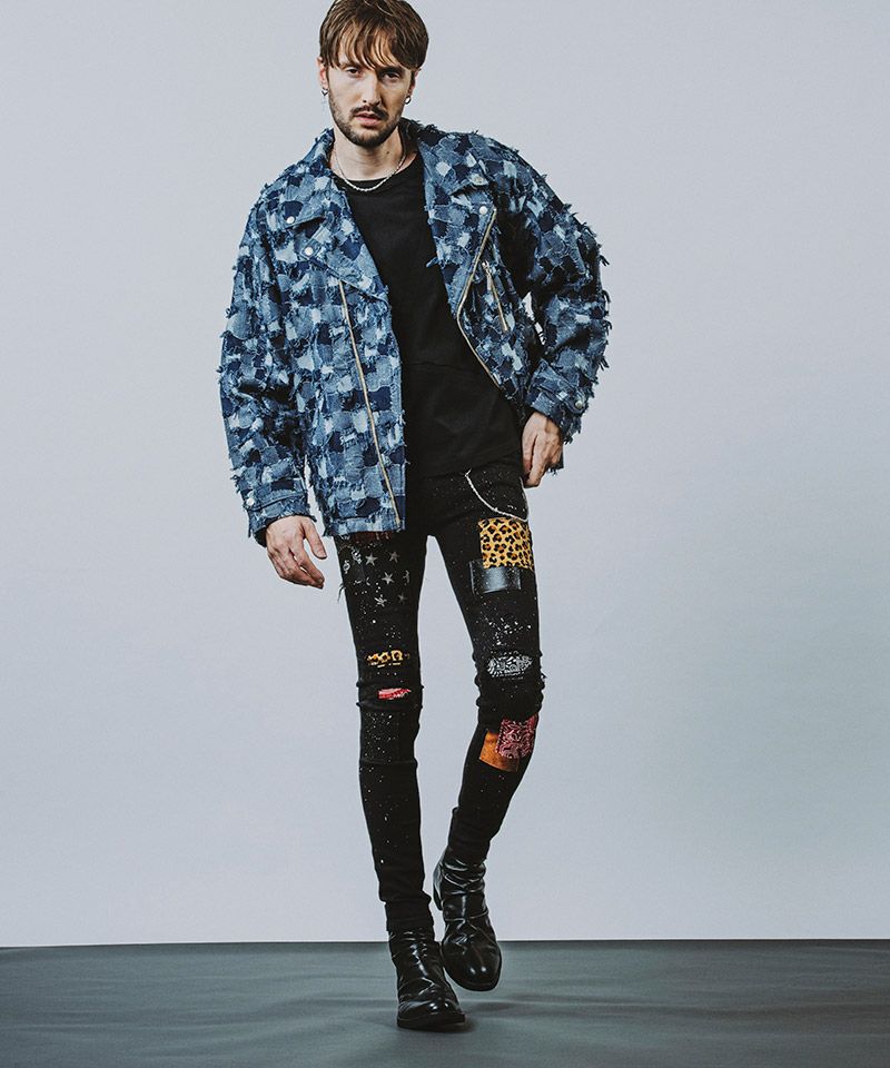 60%OFF【NO ID.(ノーアイディー)】JQﾃﾞﾆﾑBIGﾗｲﾀﾞｰｽJKT ジャケット