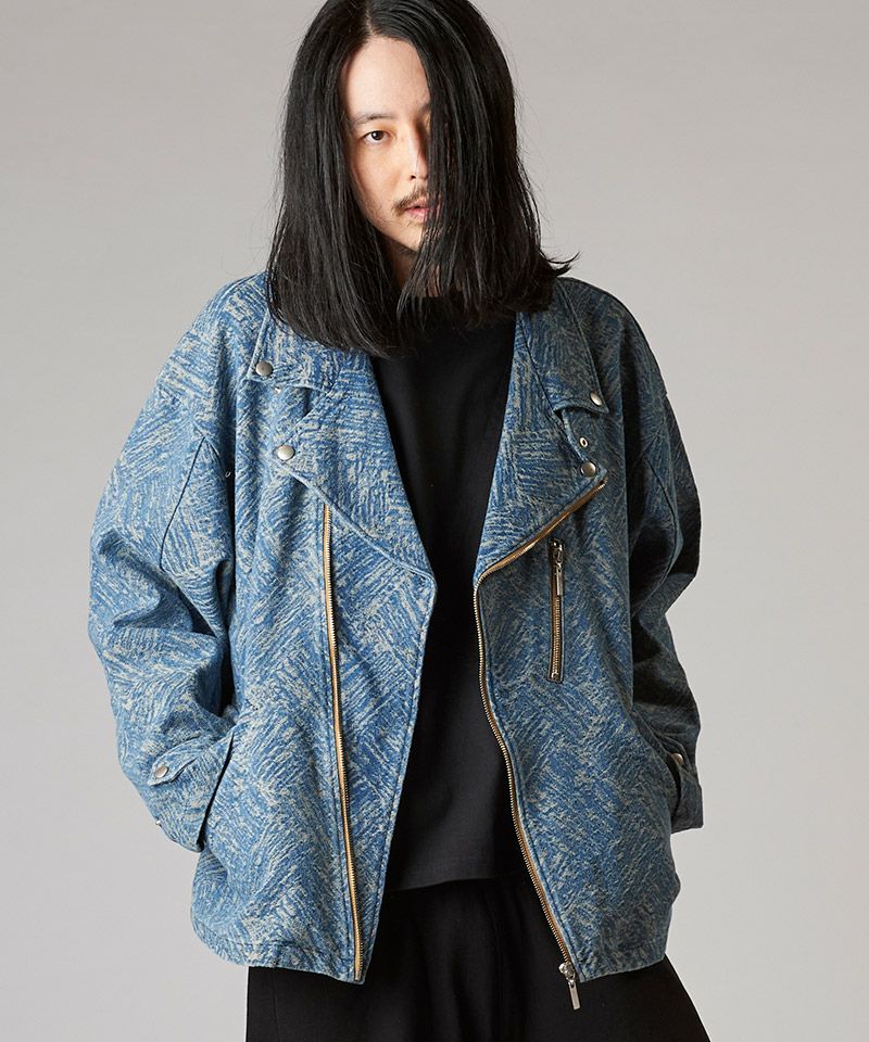 50%OFF【NO ID.(ノーアイディー)】JQﾃﾞﾆﾑBIGﾗｲﾀﾞｰｽJKT ジャケット