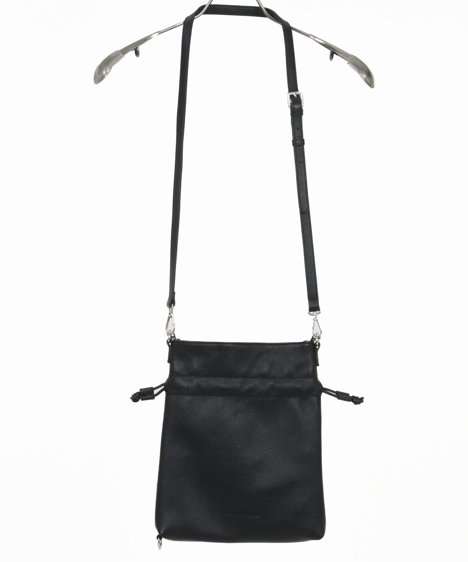 ADAM PATEK(アダムパテック)】new shrink leather drawstring minibag