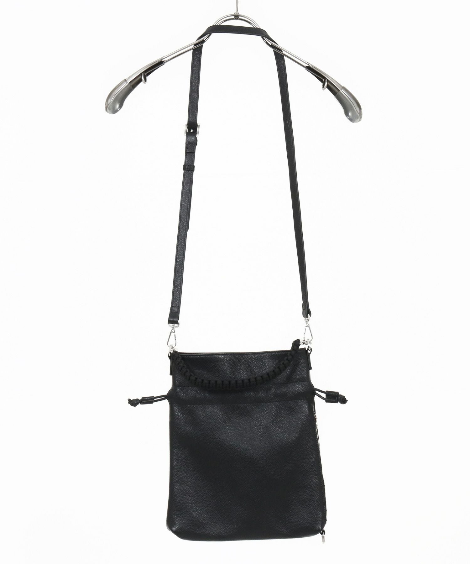 ADAM PATEK(アダムパテック)】new shrink leather drawstring minibag