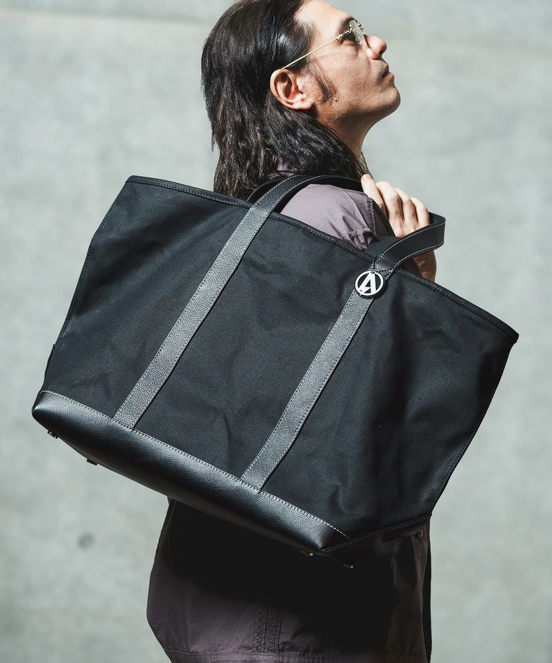 ADAM PATEK(アダムパテック)】leather combi basic big tote bag 