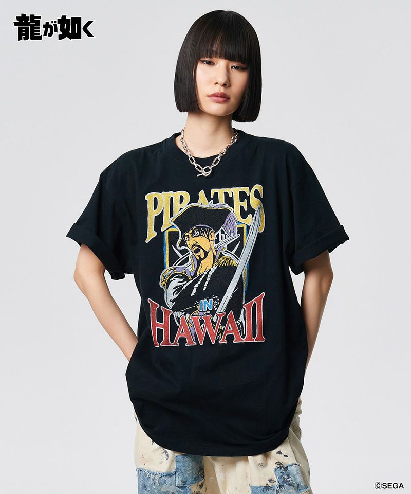 glamb(グラム)】Pirates in Hawaii T-shirt パイレーツインハワイT