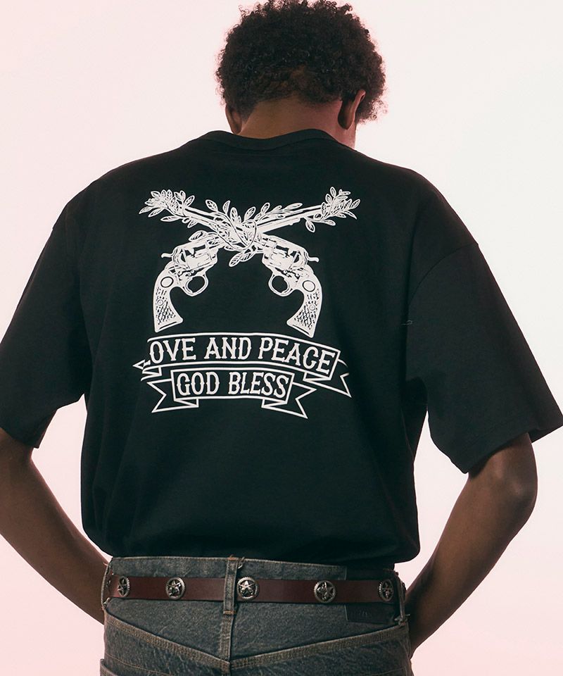 roarguns(ロアーガンズ)】 PLANTS CROSSGUN T Tシャツ(25MGT-03
