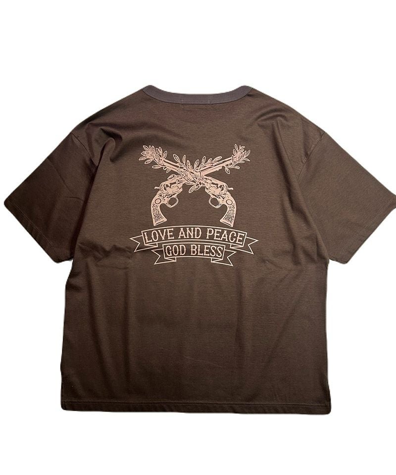 roarguns(ロアーガンズ)】 PLANTS CROSSGUN T Tシャツ(25MGT-03