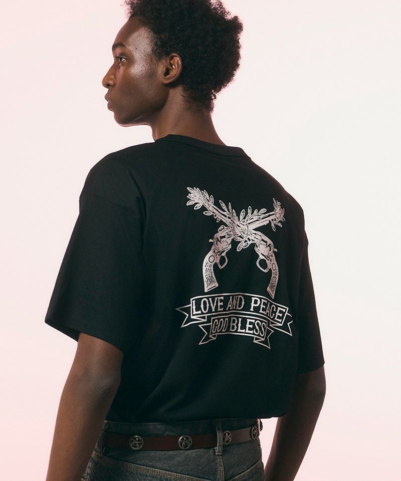 roarguns(ロアーガンズ)】 PLANTS CROSSGUN T Tシャツ(25MGT-03