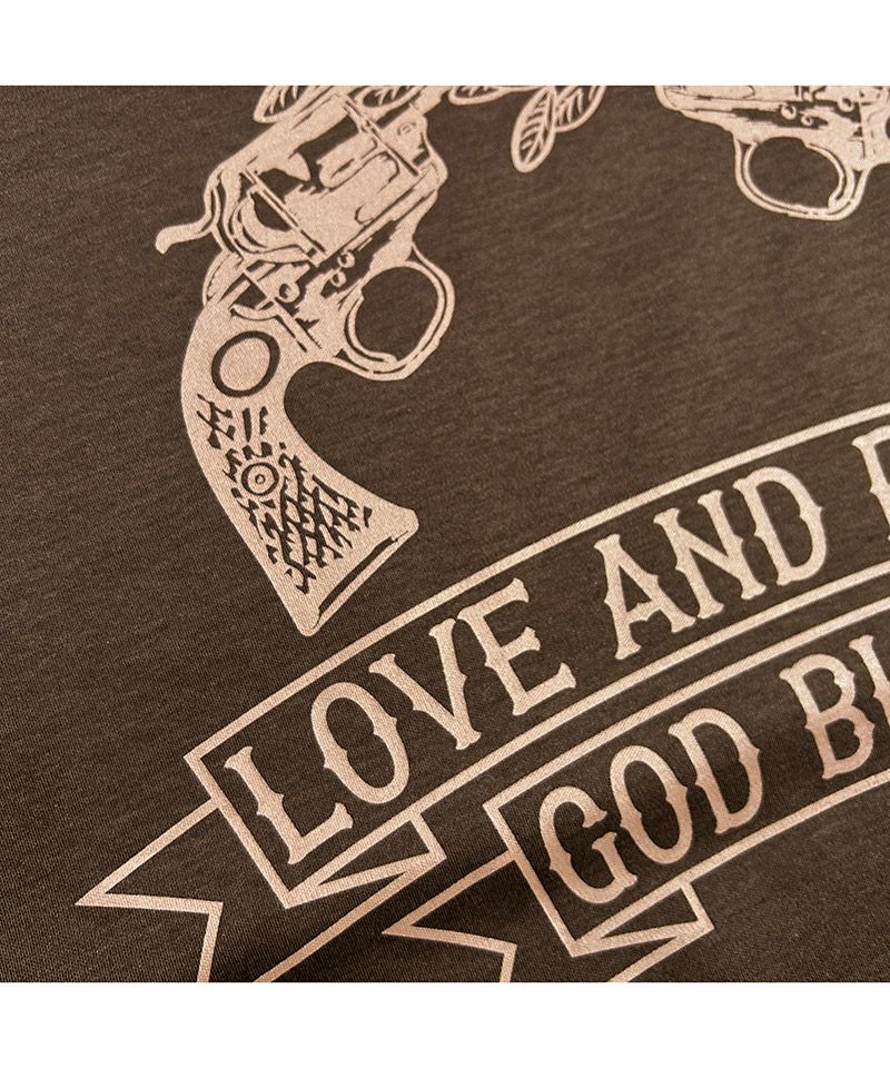 roarguns(ロアーガンズ)】 PLANTS CROSSGUN T Tシャツ(25MGT-03