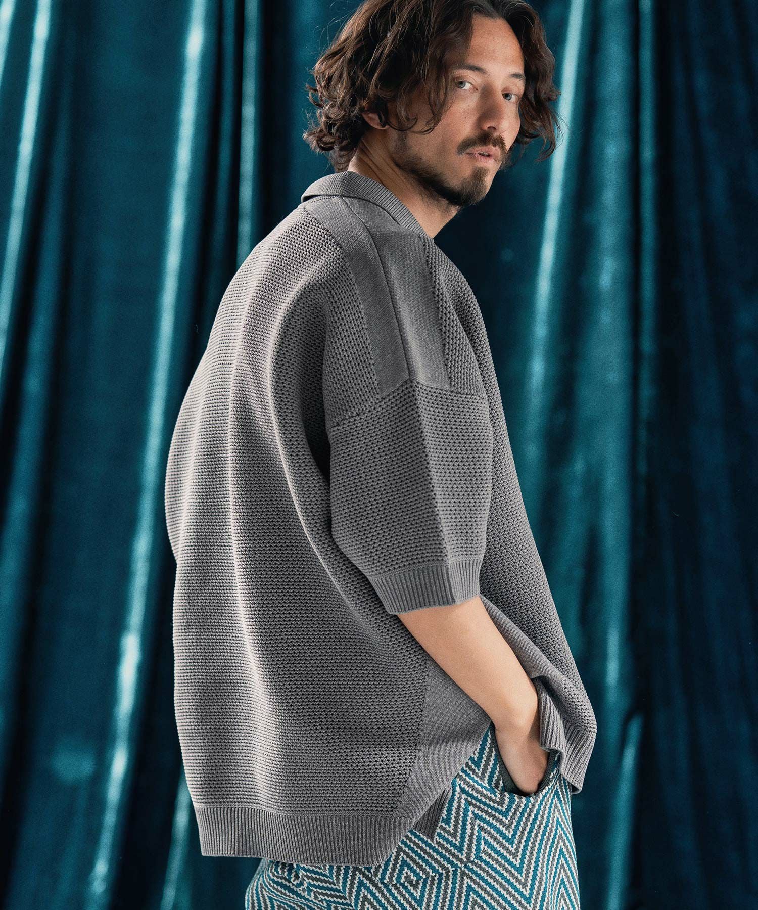 30%OFF【ANGENEHM(アンゲネーム)】Skipper design airy yarn & mesh