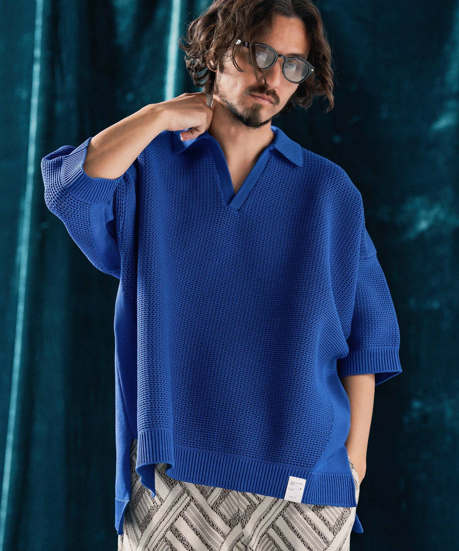 30%OFF【ANGENEHM(アンゲネーム)】Skipper design airy yarn & mesh