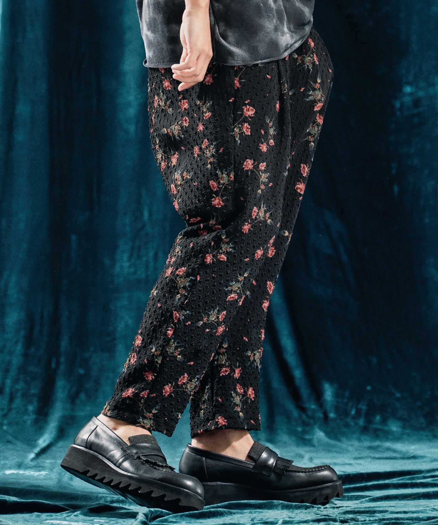 30%OFF【ANGENEHM(アンゲネーム)】Seersucker fabric tapered pants
