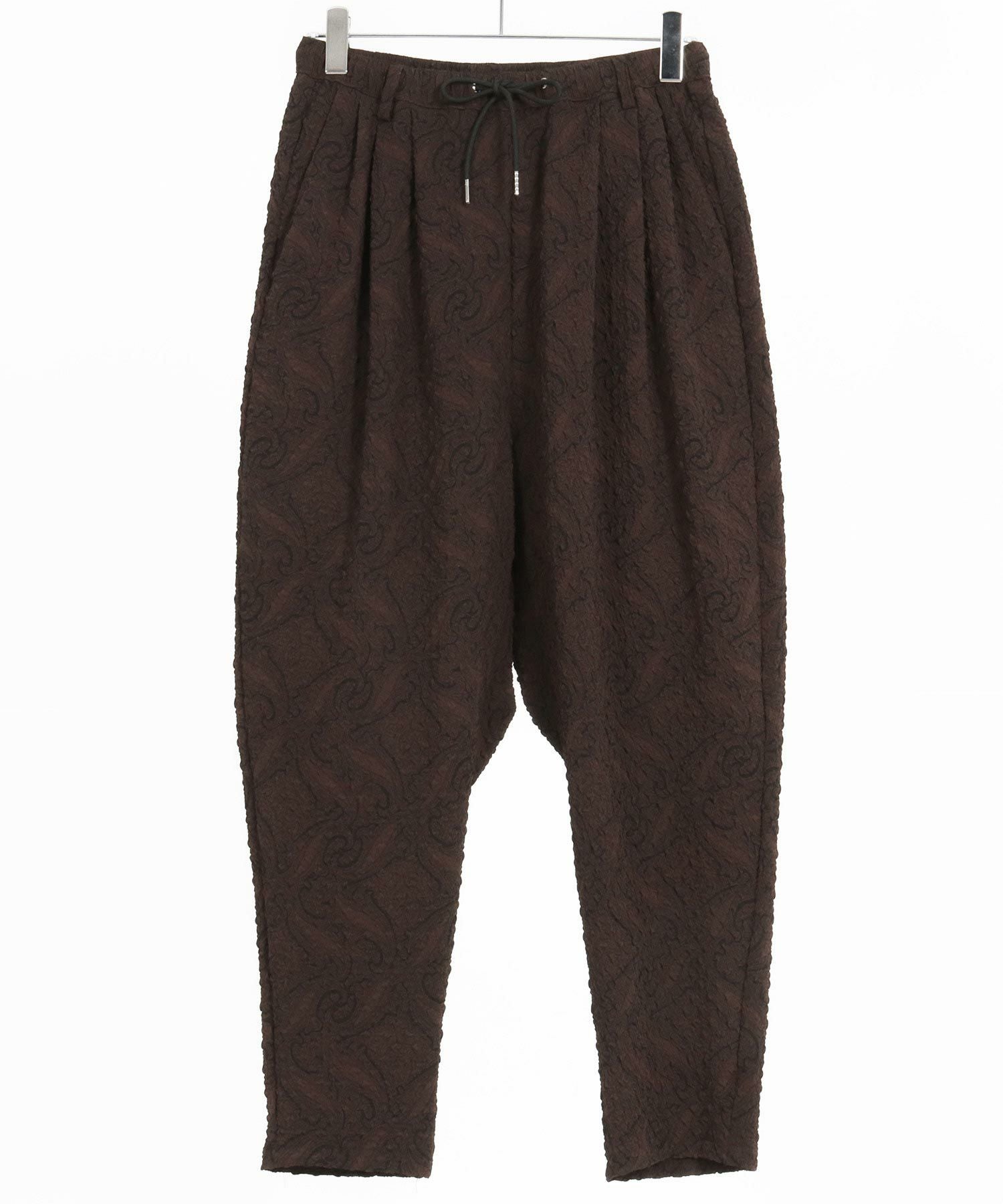 30%OFF【ANGENEHM(アンゲネーム)】Seersucker fabric tapered pants