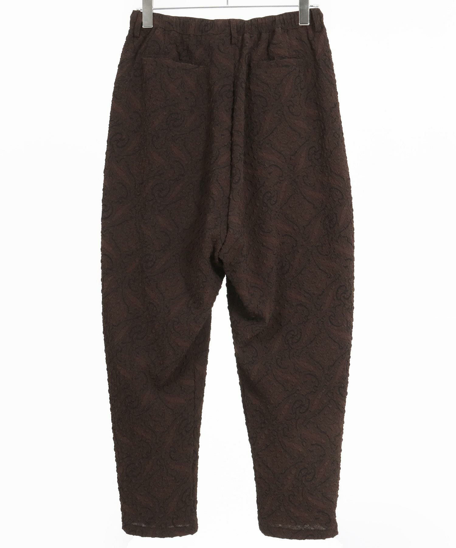 30%OFF【ANGENEHM(アンゲネーム)】Seersucker fabric tapered pants