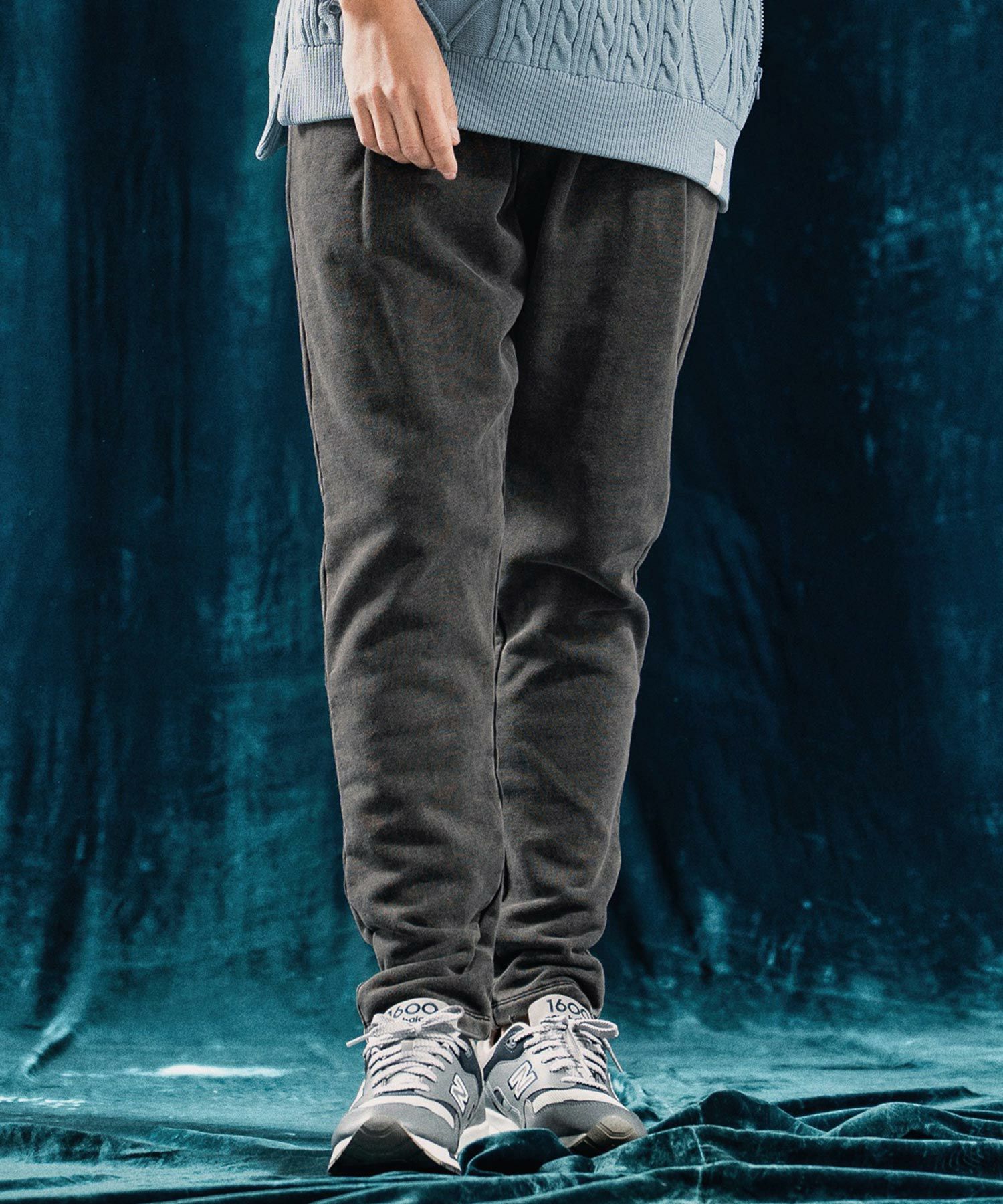 ANGENEHM(アンゲネーム)】Pigment dye tight fit sweat pants