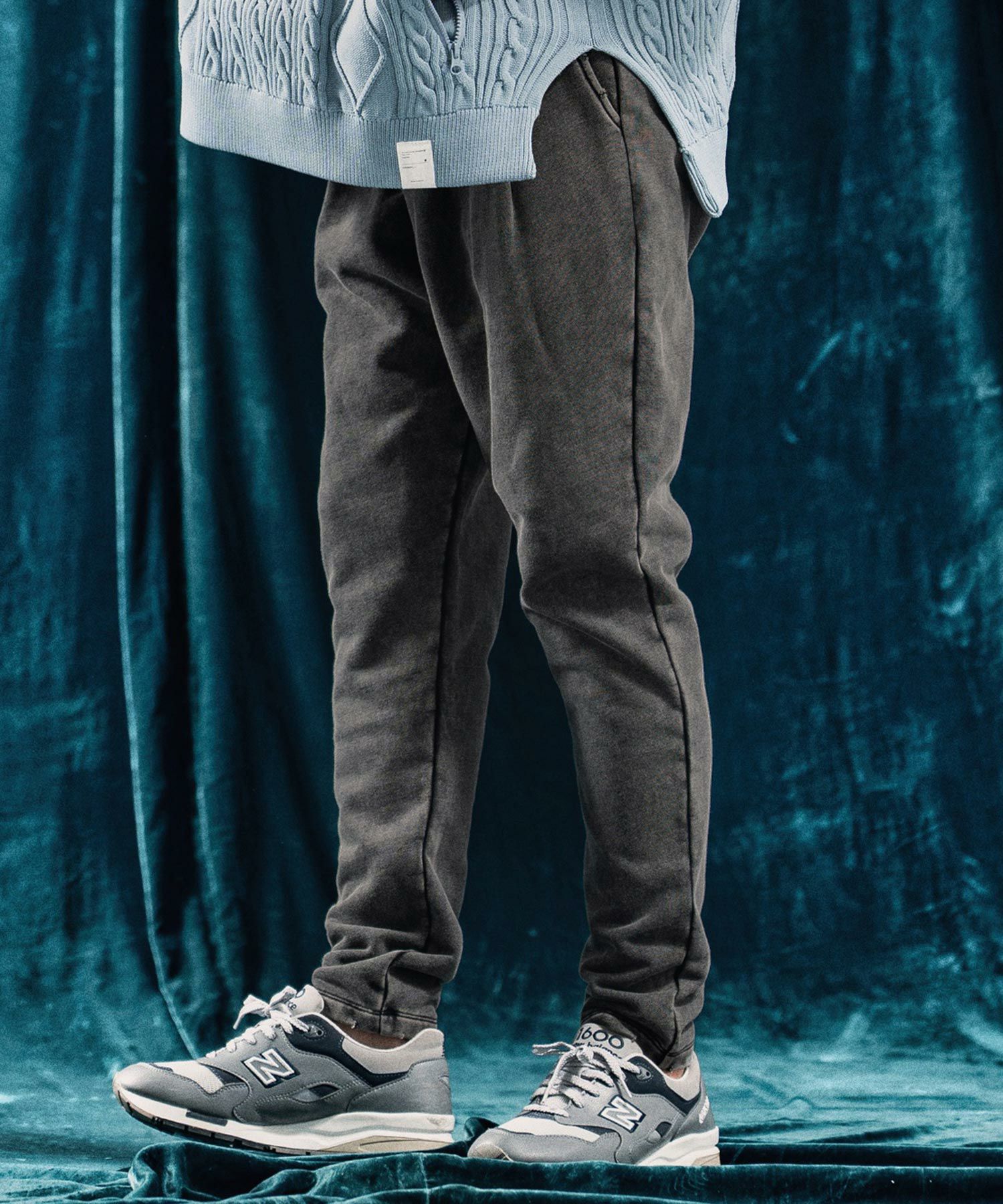 30%OFF【ANGENEHM(アンゲネーム)】Pigment dye tight fit sweat pants