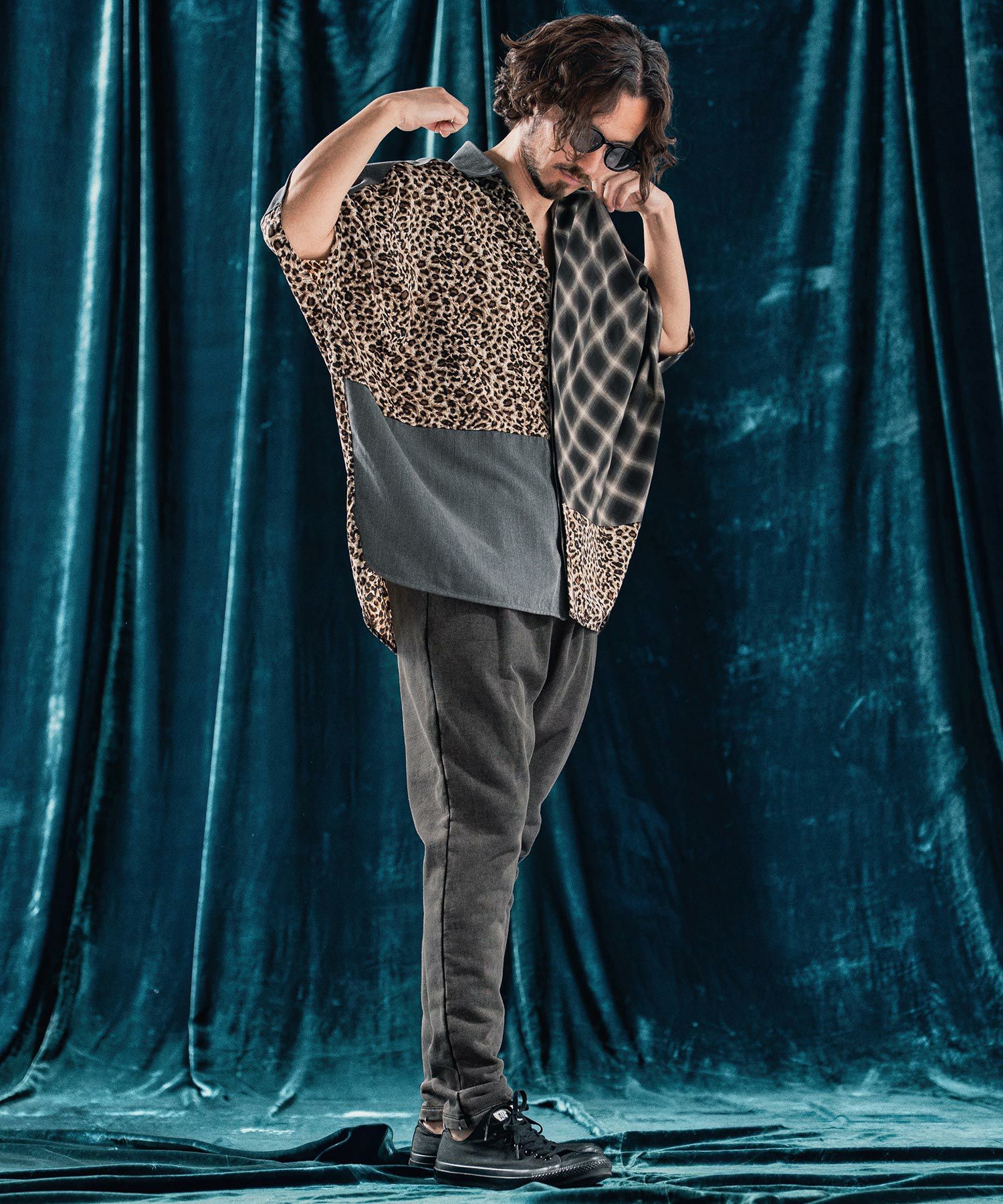 30%OFF【ANGENEHM(アンゲネーム)】Pigment dye tight fit sweat pants