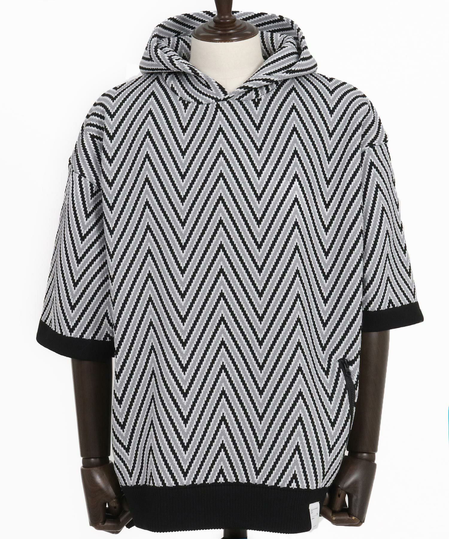 30%OFF【ANGENEHM(アンゲネーム)】Airy yarn wide herringbone short