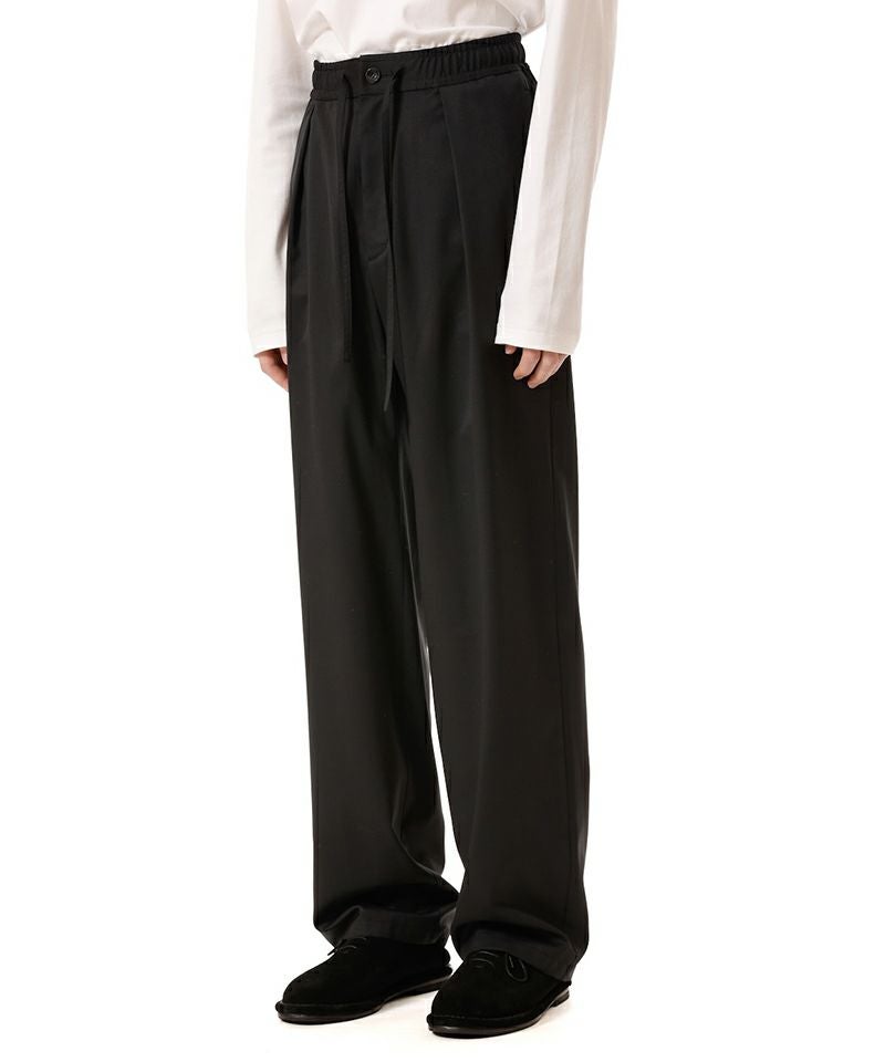 ATTACHMENT(アタッチメント)】T-W-SI STRETCH GABARDINE 1TUCK EASY