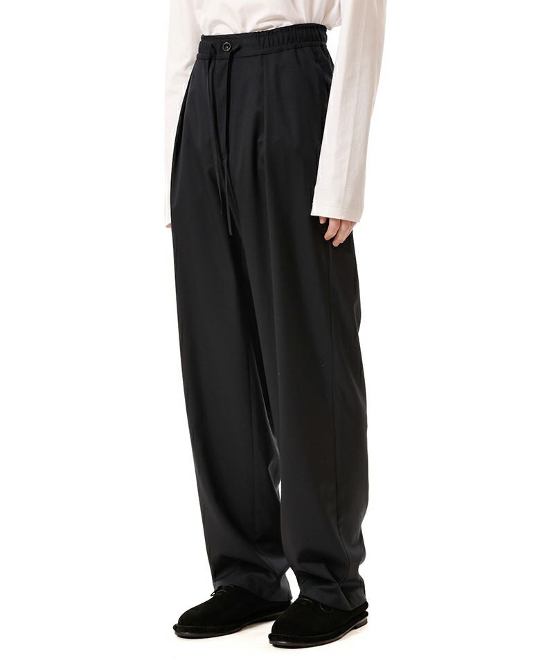 ATTACHMENT(アタッチメント)】T-W-SI STRETCH GABARDINE 1TUCK EASY