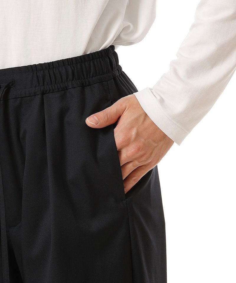 ATTACHMENT(アタッチメント)】T-W-SI STRETCH GABARDINE 1TUCK EASY
