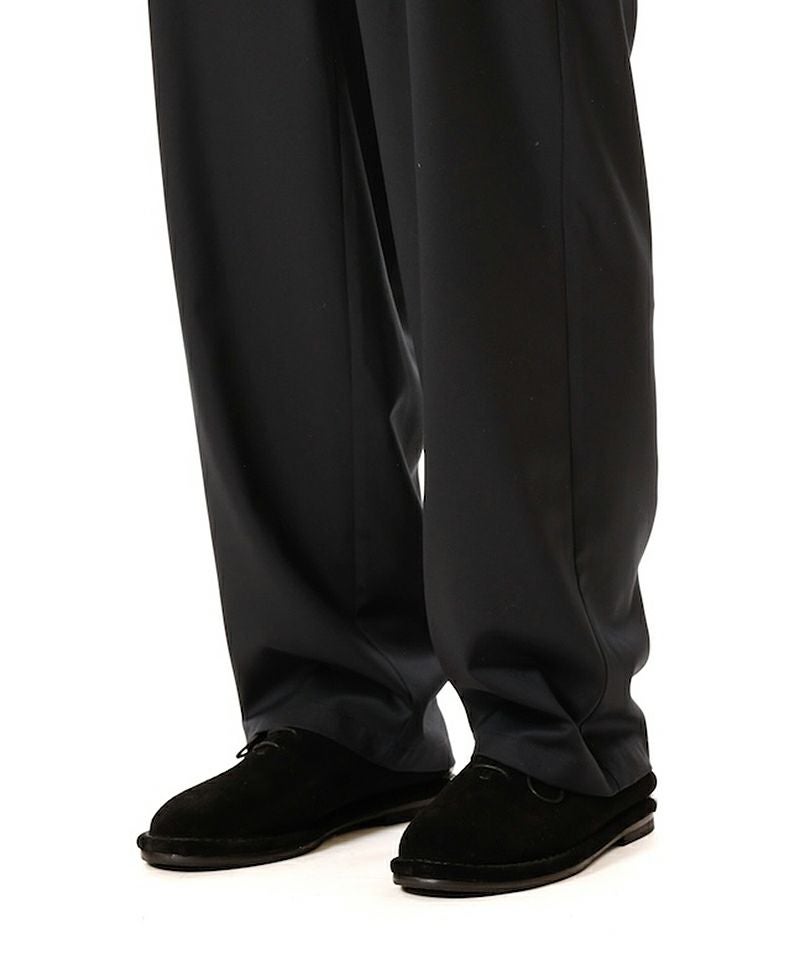 ATTACHMENT(アタッチメント)】T-W-SI STRETCH GABARDINE 1TUCK EASY