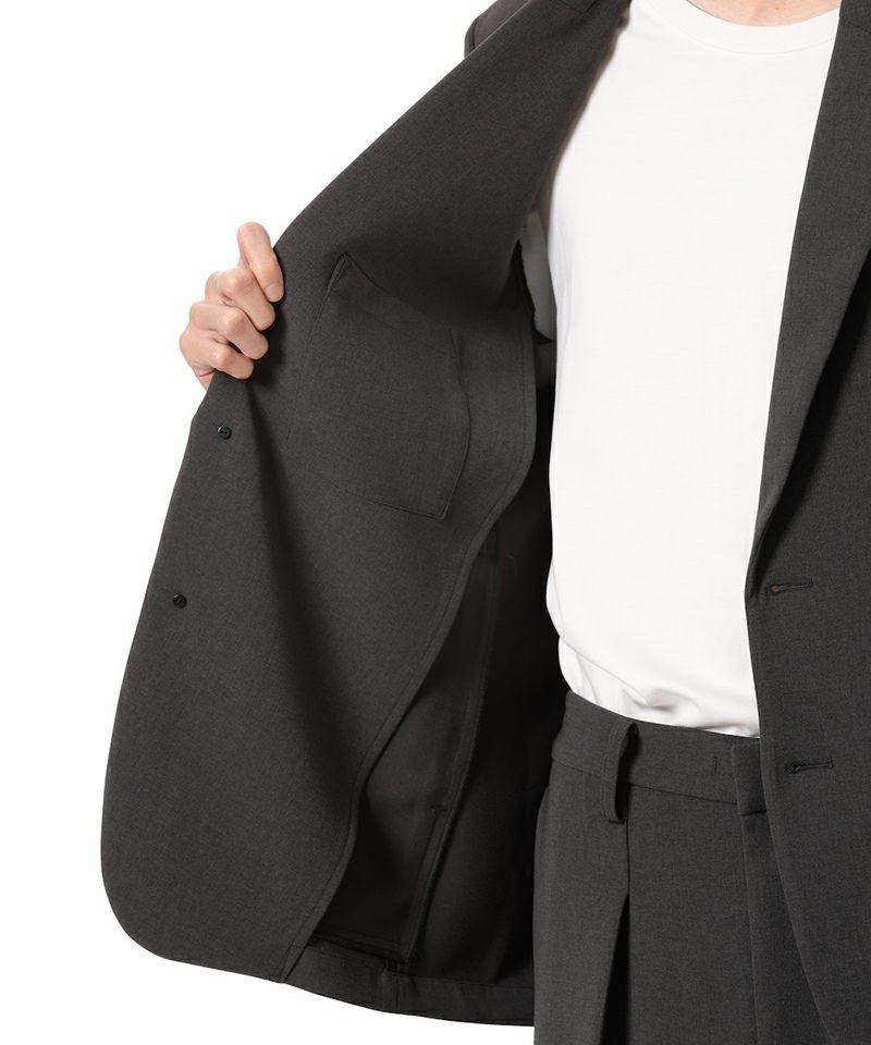 ATTACHMENT(アタッチメント)】PE STRETCH DOUBLE CLOTH 2B JKT