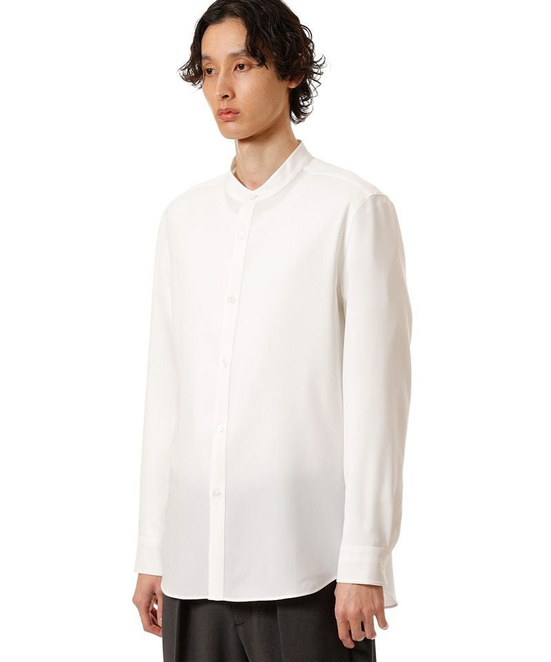 『ATTACHMENT』アタッチメント (1) 7分袖ブラウス ATTACHMENT/アタッチメント】別注 PE CONPACT TWILL W POCKET S/S