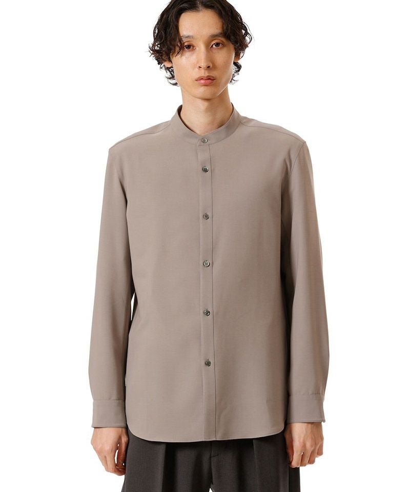 ATTACHMENT(アタッチメント)】PE CONPACT TWILL BAND COLLAR DRESS