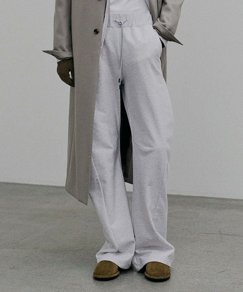 ATTACHMENT(アタッチメント)】CO STRECH TERRY 3D WIDE TROUSERS