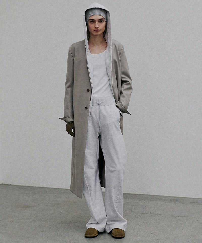 ATTACHMENT(アタッチメント)】CO STRECH TERRY 3D WIDE TROUSERS