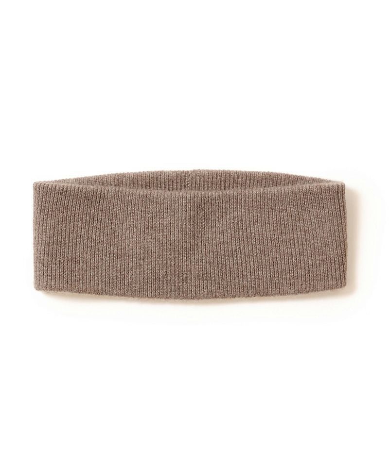 ATTACHMENT(アタッチメント)】CASHMERE KNIT HAIR BAND ヘアーバンド