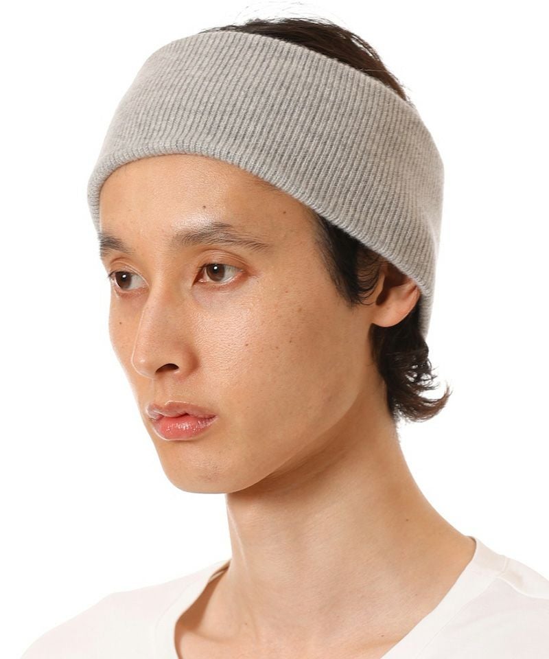 ATTACHMENT(アタッチメント)】CASHMERE KNIT HAIR BAND ヘアーバンド