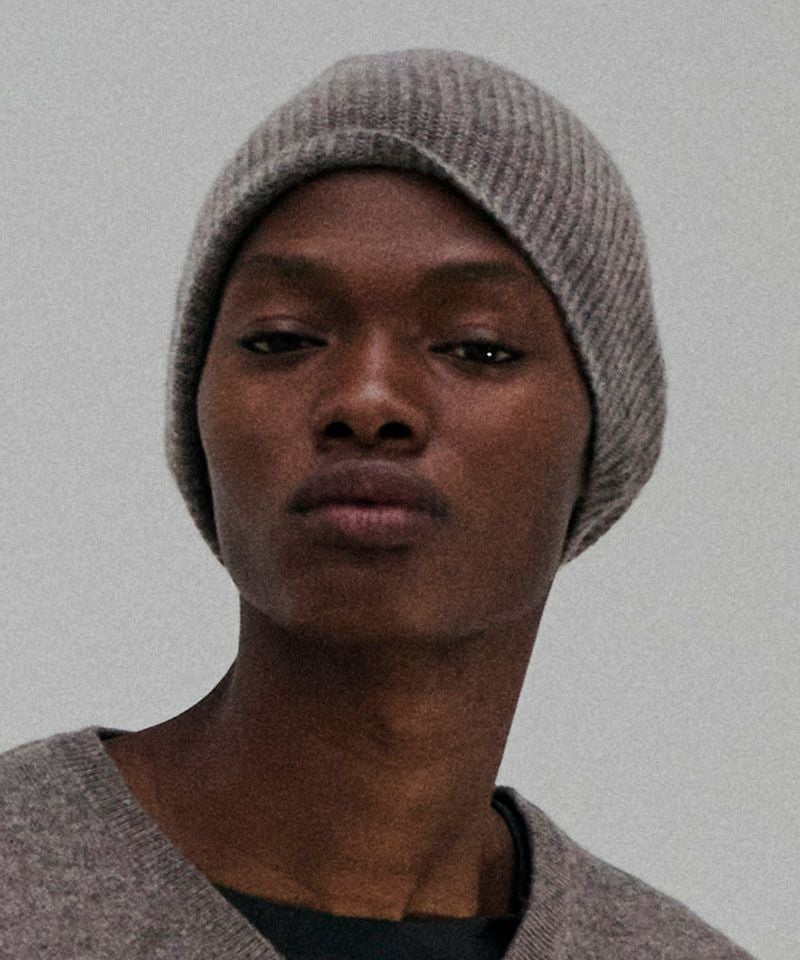 ATTACHMENT(アタッチメント)】CASHMERE KNIT BEANIE ニット帽(AA52-038