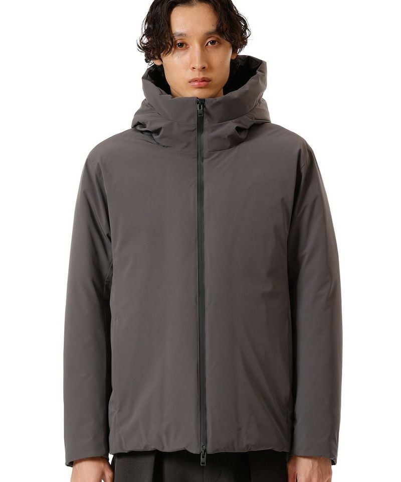 ATTACHMENT(アタッチメント)】3LAYER LIGHT TAFFETA HOODED DOWN