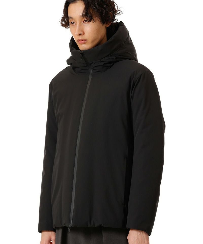 ATTACHMENT(アタッチメント)】3LAYER LIGHT TAFFETA HOODED DOWN 