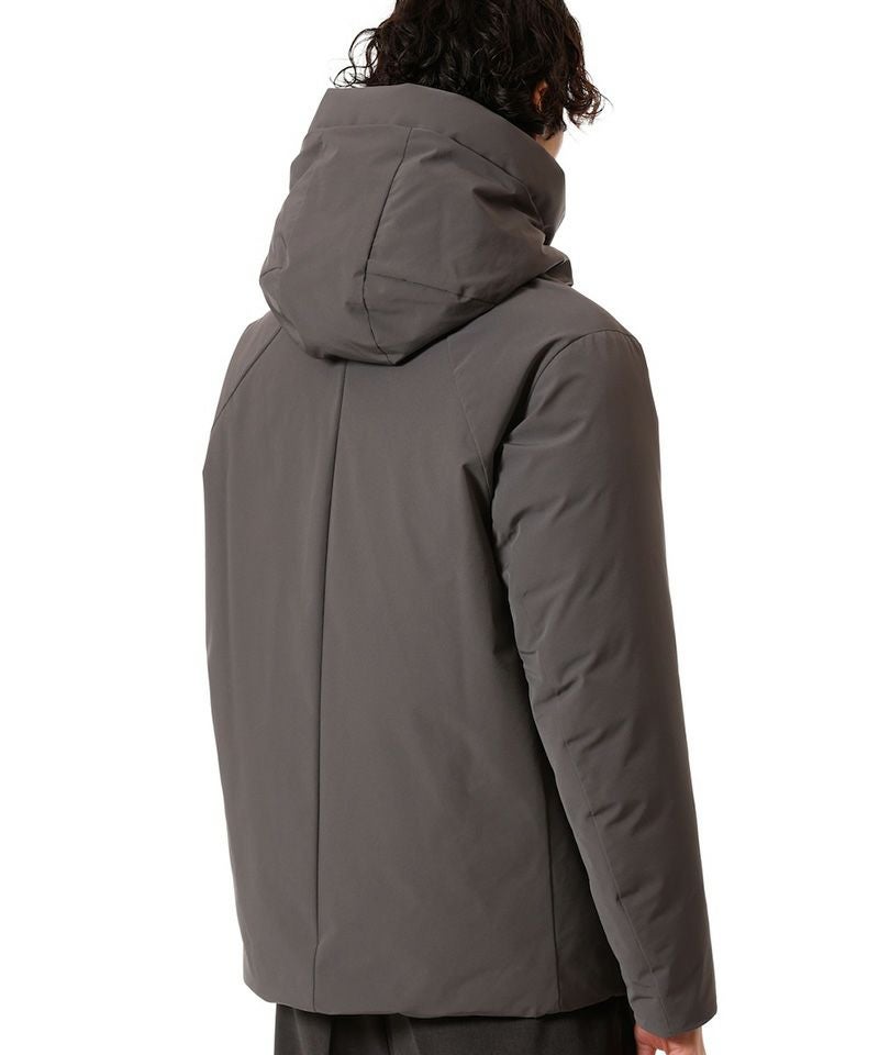 ATTACHMENT(アタッチメント)】3LAYER LIGHT TAFFETA HOODED DOWN