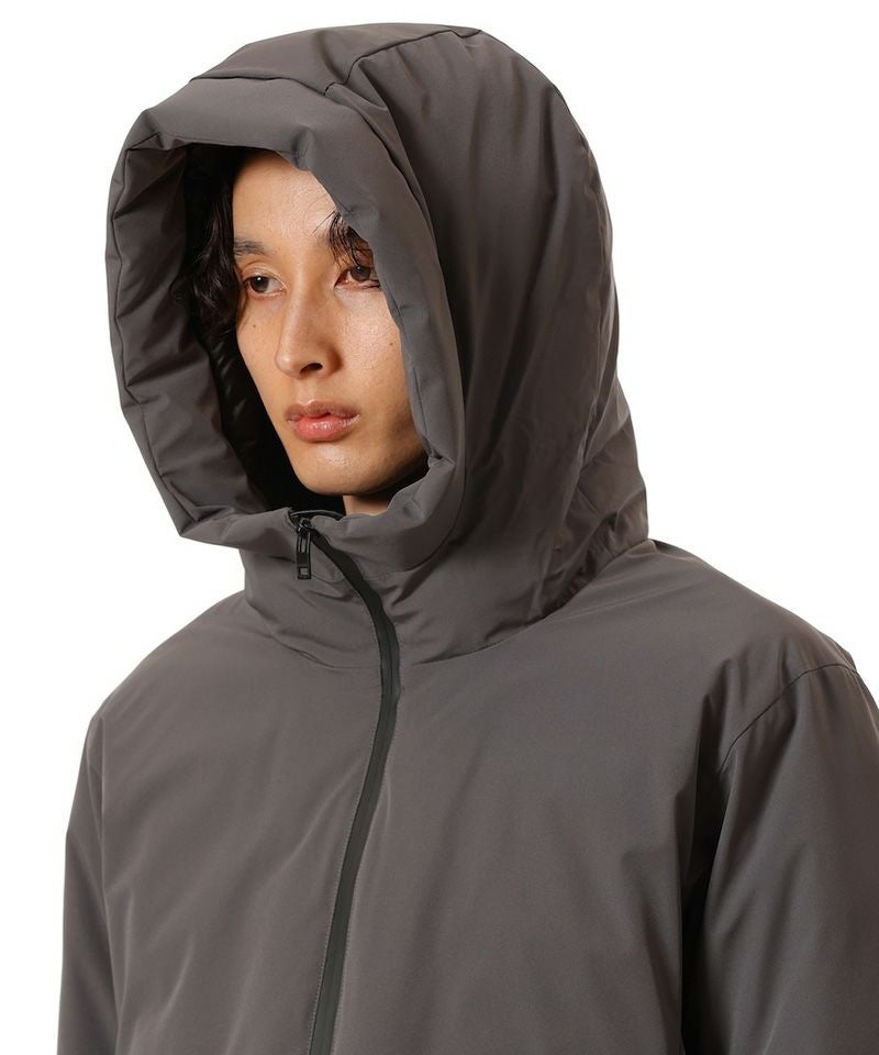 ATTACHMENT(アタッチメント)】3LAYER LIGHT TAFFETA HOODED DOWN