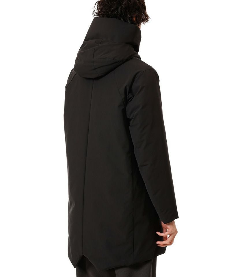 ATTACHMENT(アタッチメント)】3LAYER LIGHT TAFFETA HOODED DOWN COAT