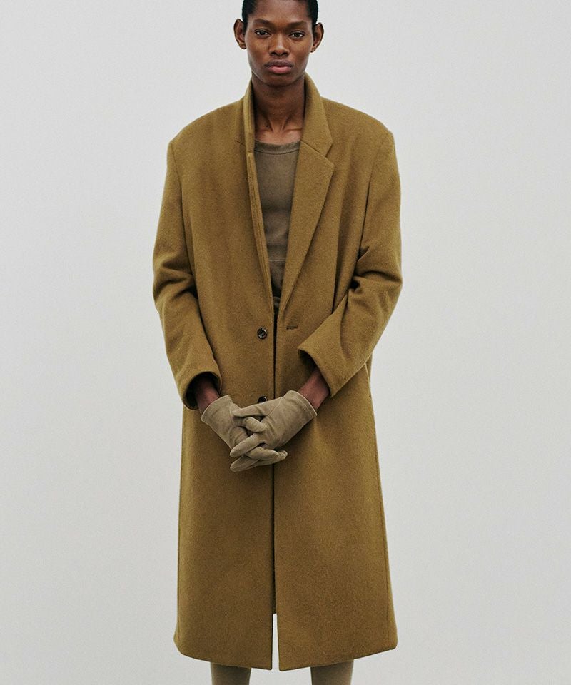 ATTACHMENT(アタッチメント)】WOOL SHAGGYPADDING CHESTER COAT