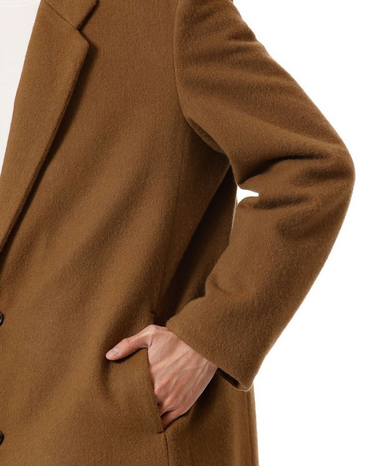 ATTACHMENT(アタッチメント)】WOOL SHAGGYPADDING CHESTER COAT