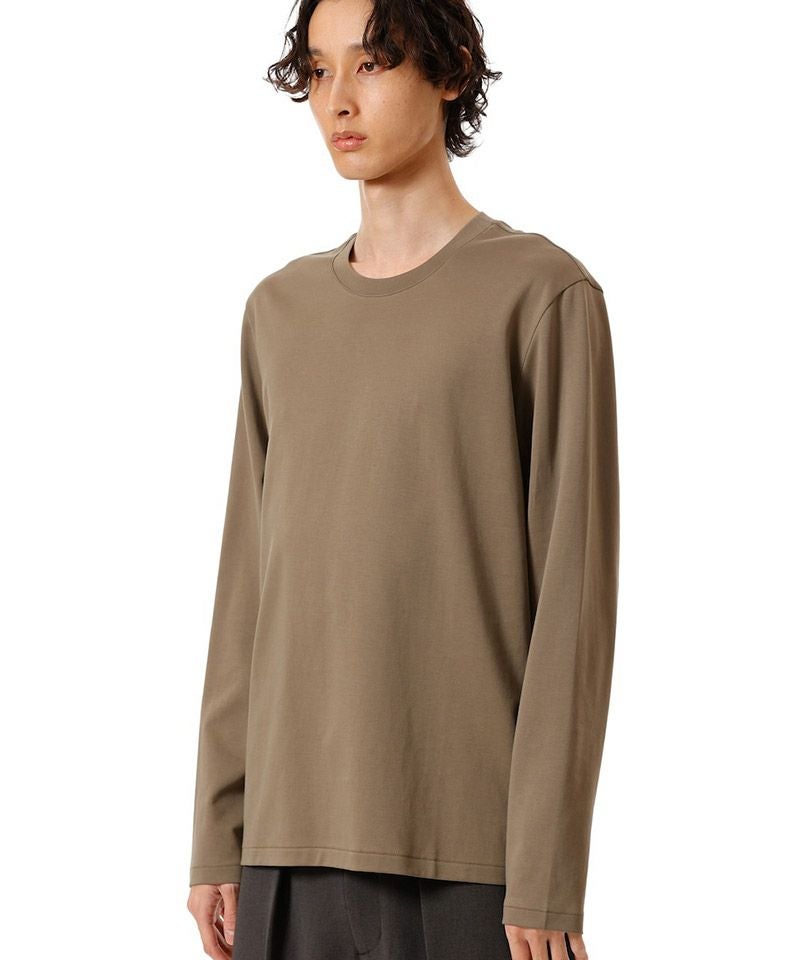 【新品】アタッチメント　プリーツカットソー　XLサイズ ATTACHMENT(アタッチメント)】COTTON DOUBLE FACESLIM FIT L-S TEE