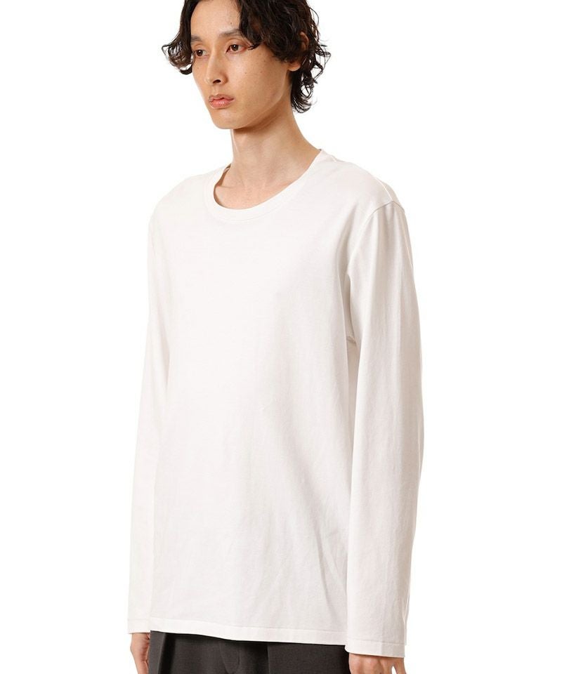 ATTACHMENT(アタッチメント)】COTTON DOUBLE FACESLIM FIT L-S TEE