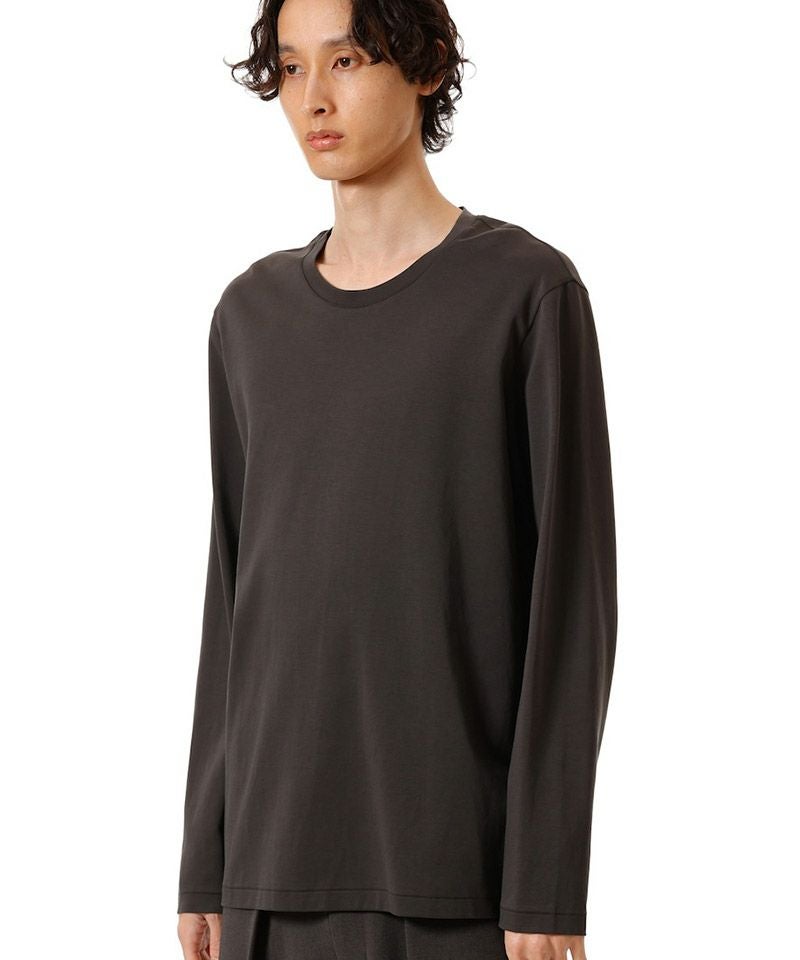 ATTACHMENT(アタッチメント)】COTTON DOUBLE FACESLIM FIT L-S TEE